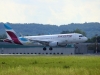 Airplane Eurowings Touchdown