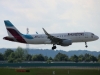 Airplane Eurowings Touchdown