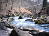 Wasserfälle mit Hängebrücke