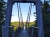 Blick über die Hängebrücke
